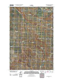 Lake Mason SE Montana Historical topographic map, 1:24000 scale, 7.5 X 7.5 Minute, Year 2011