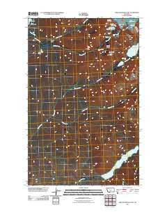 Lake McDonald East Montana Historical topographic map, 1:24000 scale, 7.5 X 7.5 Minute, Year 2011