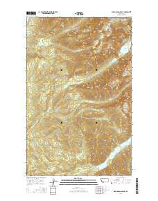 Lake McDonald East Montana Current topographic map, 1:24000 scale, 7.5 X 7.5 Minute, Year 2014