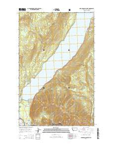 Lake McDonald West Montana Current topographic map, 1:24000 scale, 7.5 X 7.5 Minute, Year 2014