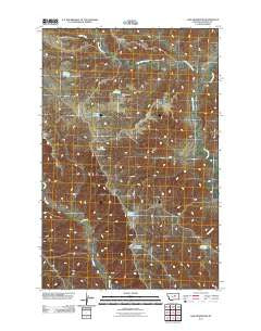 Lake Reservoir Montana Historical topographic map, 1:24000 scale, 7.5 X 7.5 Minute, Year 2011