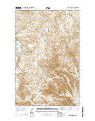 Lake Seventeen East Montana Current topographic map, 1:24000 scale, 7.5 X 7.5 Minute, Year 2014
