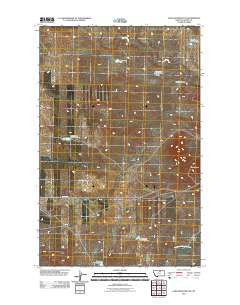 Lake Seventeen NE Montana Historical topographic map, 1:24000 scale, 7.5 X 7.5 Minute, Year 2011