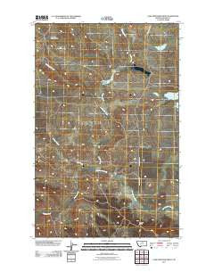Lake Seventeen West Montana Historical topographic map, 1:24000 scale, 7.5 X 7.5 Minute, Year 2011