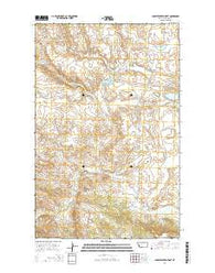 Lake Seventeen West Montana Current topographic map, 1:24000 scale, 7.5 X 7.5 Minute, Year 2014
