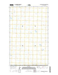 Lake Thibadeau NE OE N Montana Current topographic map, 1:24000 scale, 7.5 X 7.5 Minute, Year 2014