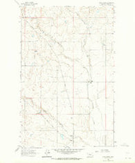 Lakey Ranch Montana Historical topographic map, 1:24000 scale, 7.5 X 7.5 Minute, Year 1962
