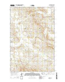 Lambert Montana Current topographic map, 1:24000 scale, 7.5 X 7.5 Minute, Year 2014