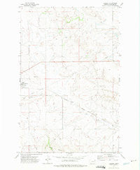 Lambert Montana Historical topographic map, 1:24000 scale, 7.5 X 7.5 Minute, Year 1972