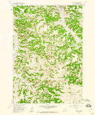Lame Deer Montana Historical topographic map, 1:24000 scale, 7.5 X 7.5 Minute, Year 1958