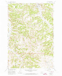 Lame Deer Montana Historical topographic map, 1:24000 scale, 7.5 X 7.5 Minute, Year 1958
