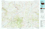 Lame Deer Montana Historical topographic map, 1:100000 scale, 30 X 60 Minute, Year 1980