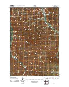 Lame Deer Montana Historical topographic map, 1:24000 scale, 7.5 X 7.5 Minute, Year 2011