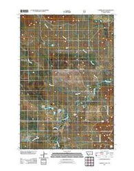 Lampkin Gulch Montana Historical topographic map, 1:24000 scale, 7.5 X 7.5 Minute, Year 2011