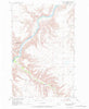 Lander Crossing Montana Historical topographic map, 1:24000 scale, 7.5 X 7.5 Minute, Year 1954
