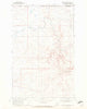 Landslide Butte Montana Historical topographic map, 1:24000 scale, 7.5 X 7.5 Minute, Year 1968