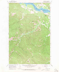 Larchwood Montana Historical topographic map, 1:24000 scale, 7.5 X 7.5 Minute, Year 1966