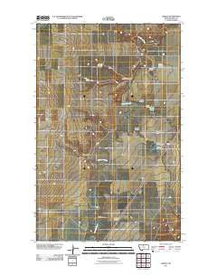 Laredo Montana Historical topographic map, 1:24000 scale, 7.5 X 7.5 Minute, Year 2011