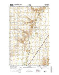 Laredo Montana Current topographic map, 1:24000 scale, 7.5 X 7.5 Minute, Year 2014