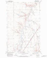 Laredo Montana Historical topographic map, 1:24000 scale, 7.5 X 7.5 Minute, Year 1970