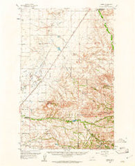 Laredo Montana Historical topographic map, 1:62500 scale, 15 X 15 Minute, Year 1959