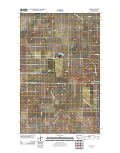 Larslan Montana Historical topographic map, 1:24000 scale, 7.5 X 7.5 Minute, Year 2011