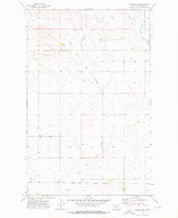 Larslan NW Montana Historical topographic map, 1:24000 scale, 7.5 X 7.5 Minute, Year 1973