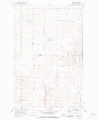 Larslan Montana Historical topographic map, 1:24000 scale, 7.5 X 7.5 Minute, Year 1973