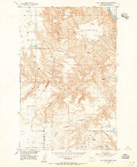 Last Chance Bench Montana Historical topographic map, 1:24000 scale, 7.5 X 7.5 Minute, Year 1953