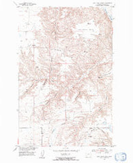 Last Chance Bench Montana Historical topographic map, 1:24000 scale, 7.5 X 7.5 Minute, Year 1953