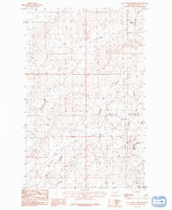Last Chance Reservoir Montana Historical topographic map, 1:24000 scale, 7.5 X 7.5 Minute, Year 1984