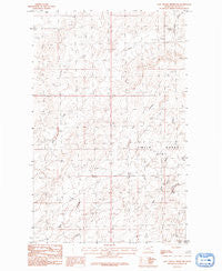 Last Chance Reservoir Montana Historical topographic map, 1:24000 scale, 7.5 X 7.5 Minute, Year 1984