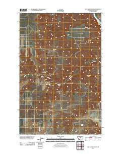 Last Chance Bench Montana Historical topographic map, 1:24000 scale, 7.5 X 7.5 Minute, Year 2011