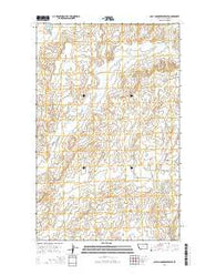 Last Chance Reservoir Montana Current topographic map, 1:24000 scale, 7.5 X 7.5 Minute, Year 2014