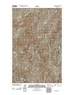 Laundry Hill Montana Historical topographic map, 1:24000 scale, 7.5 X 7.5 Minute, Year 2011