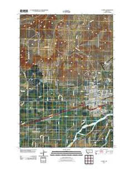 Laurel Montana Historical topographic map, 1:24000 scale, 7.5 X 7.5 Minute, Year 2011