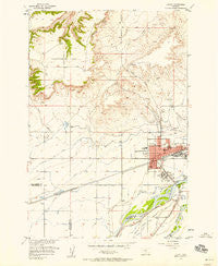 Laurel Montana Historical topographic map, 1:24000 scale, 7.5 X 7.5 Minute, Year 1956