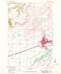 Laurel Montana Historical topographic map, 1:24000 scale, 7.5 X 7.5 Minute, Year 1969
