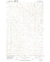 Lavina NW Montana Historical topographic map, 1:24000 scale, 7.5 X 7.5 Minute, Year 1979