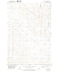 Lavina NW Montana Historical topographic map, 1:24000 scale, 7.5 X 7.5 Minute, Year 1979