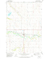 Lavina Montana Historical topographic map, 1:24000 scale, 7.5 X 7.5 Minute, Year 1979