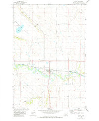 Lavina Montana Historical topographic map, 1:24000 scale, 7.5 X 7.5 Minute, Year 1979