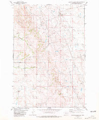 Lawrence Creek East Montana Historical topographic map, 1:24000 scale, 7.5 X 7.5 Minute, Year 1981