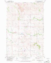 Lawrence Creek West Montana Historical topographic map, 1:24000 scale, 7.5 X 7.5 Minute, Year 1981