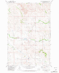 Lawrence Creek West Montana Historical topographic map, 1:24000 scale, 7.5 X 7.5 Minute, Year 1981