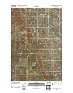 Lawrence Creek East Montana Historical topographic map, 1:24000 scale, 7.5 X 7.5 Minute, Year 2011