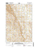 Lawrence Creek East Montana Current topographic map, 1:24000 scale, 7.5 X 7.5 Minute, Year 2014