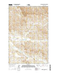 Lawrence Creek West Montana Current topographic map, 1:24000 scale, 7.5 X 7.5 Minute, Year 2014