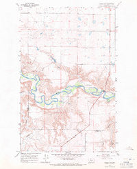 Ledger NW Montana Historical topographic map, 1:24000 scale, 7.5 X 7.5 Minute, Year 1967
