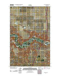 Ledger NW Montana Historical topographic map, 1:24000 scale, 7.5 X 7.5 Minute, Year 2011